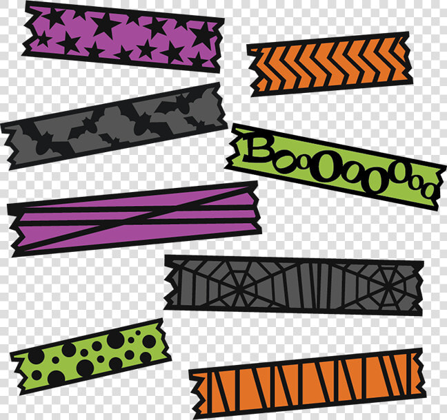 Digital Halloween Washi Tape  HD Png DownloadTransparent PNG