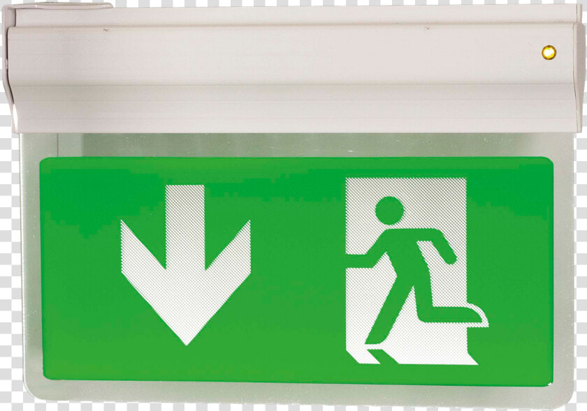 Hanging Emergency Exit Illuminated Sign   Ansell Exit Sign  HD Png DownloadTransparent PNG