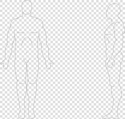 Human Body Front And Side   Anatomical Position Front And Side  HD Png DownloadTransparent PNG