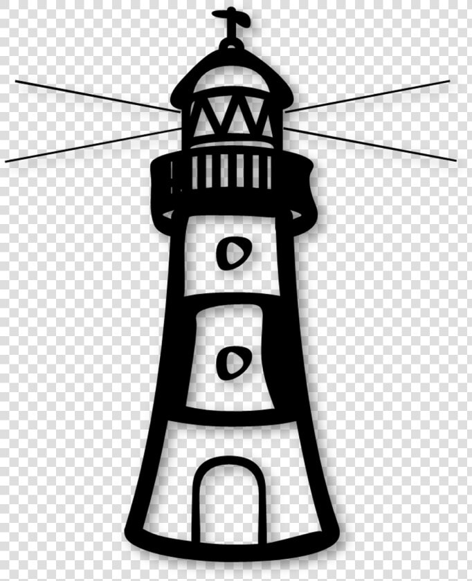 Lighthouse Clipart   Coloring Page Free   Drawing Clipart Lighthouse  HD Png DownloadTransparent PNG