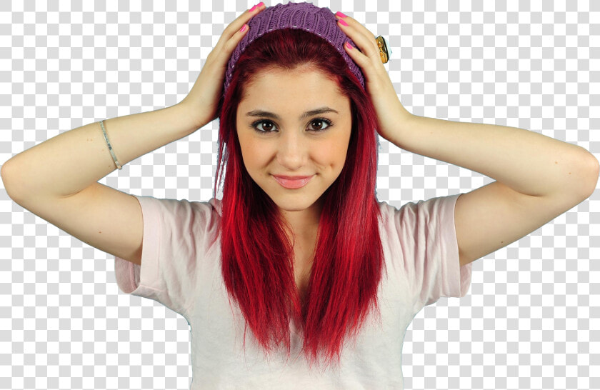 Ariana Grandes Red Hair  HD Png DownloadTransparent PNG