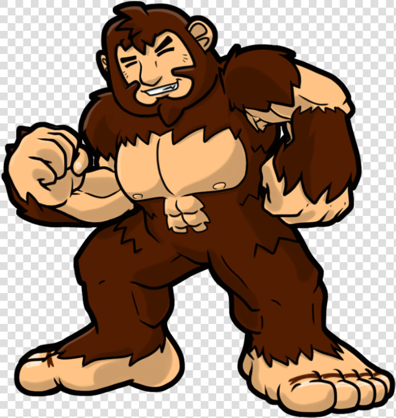 Bigfoot Transparent Clipart Image Freeuse Library   Big Foot Bigfoot Cartoon  HD Png DownloadTransparent PNG