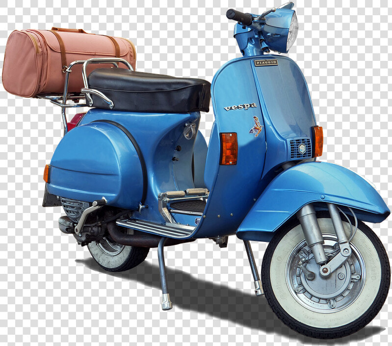 Moped   Vespa Scooter Old Model  HD Png DownloadTransparent PNG