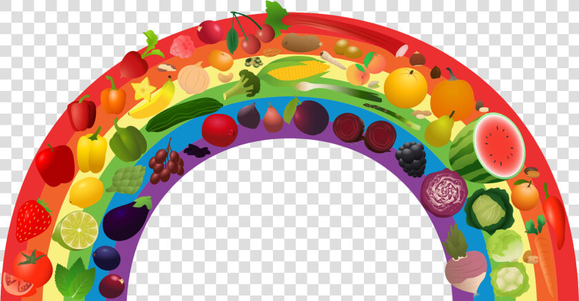 Fruit And Veg Rainbow  HD Png DownloadTransparent PNG