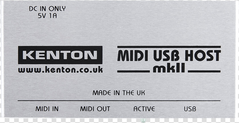 Kenton Midi Usb Host Mk2   Label  HD Png DownloadTransparent PNG