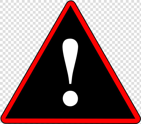 Red Black White Warning 1 Svg Clip Arts   Icon  HD Png DownloadTransparent PNG