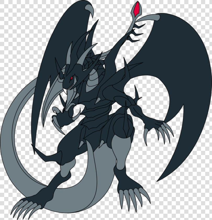 Red Eyes Black Sword Dragon Concept By Malganis lefay   Red Eyes Black Dragon Pokemon  HD Png DownloadTransparent PNG