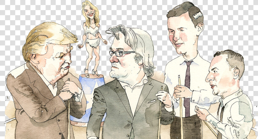 Donald Trump As Frank Sinatra Kellyanne Conway As Angie   Jared Kushner Barry Blitt  HD Png DownloadTransparent PNG