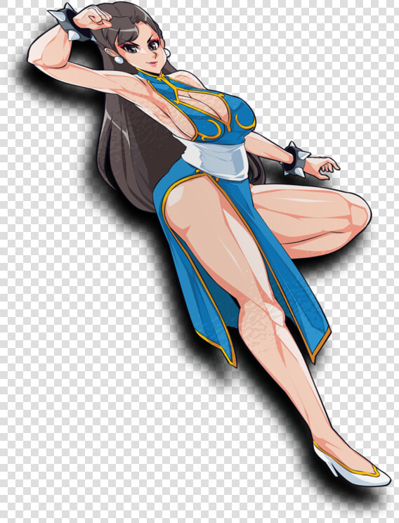 Chun li Waifu Sticker   Illustration  HD Png DownloadTransparent PNG