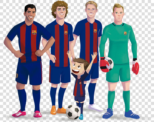 Personalized Book Fc Barcelona Team   Fc Barcelona Players Png  Transparent PngTransparent PNG