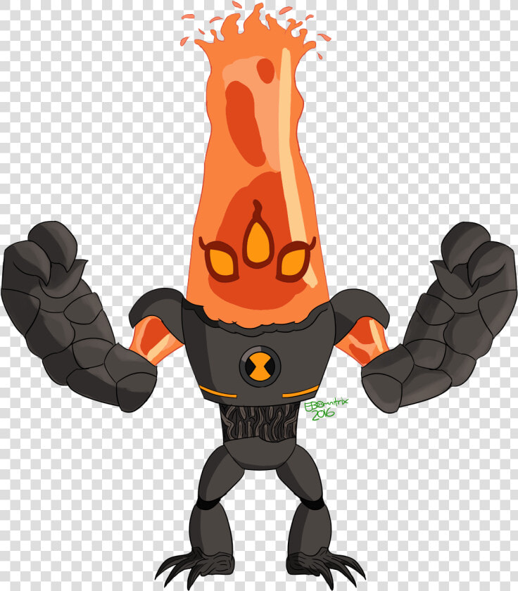 Celebrating 10 Years Of Your Omniverse   Ben 10 Alien De Lava  HD Png DownloadTransparent PNG