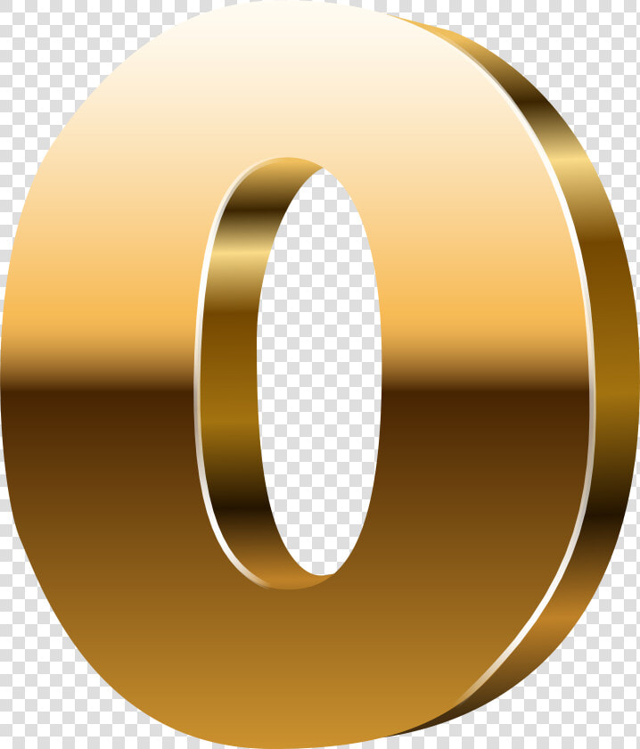 Number D Gold Png   Numero 0 Dorado Png  Transparent PngTransparent PNG