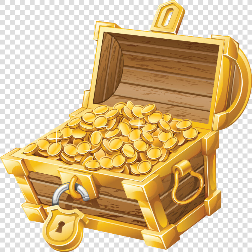 Treasure Chest Gold Png   Transparent Treasure Box Png  Png DownloadTransparent PNG