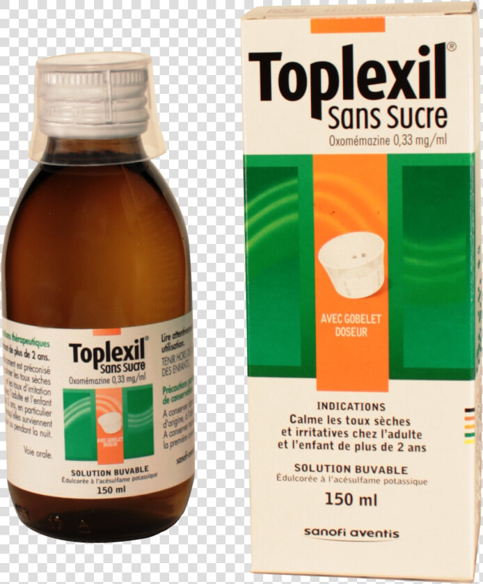 Promethazine Codeine Prix Overnight   Toplexil Sans Sucre  HD Png DownloadTransparent PNG