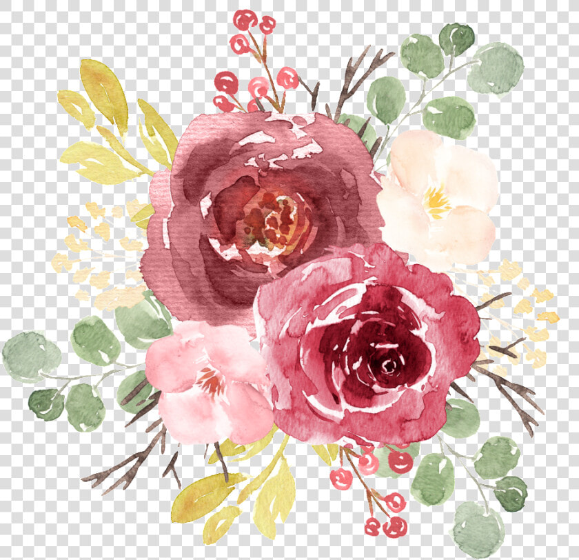 Hand Painted Classical Big Peony Flower Png Transparent   Transparent Watercolor Rose Png  Png DownloadTransparent PNG