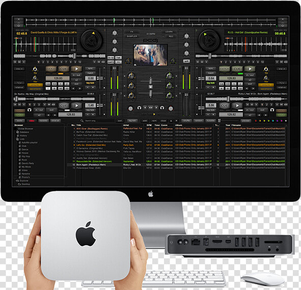 Mac Mini  amp  Pcdj Software   Software  HD Png DownloadTransparent PNG