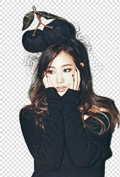 Hair black Accessory cap beanie art   Kwon Yuri Photoshoot  HD Png DownloadTransparent PNG