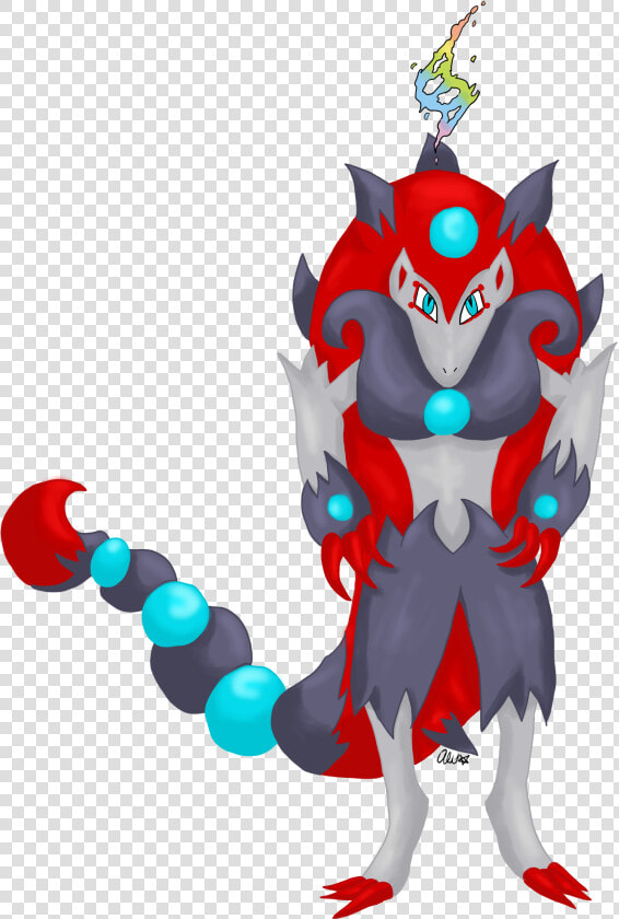 Mega Zoroark Png   Png Download   Cartoon  Transparent PngTransparent PNG