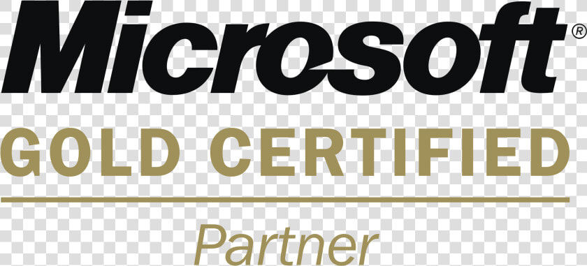 Microsoft Gold Certified Partner Logo  HD Png DownloadTransparent PNG