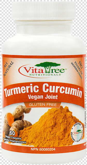 Turmeric Curcumin Vegan Joint Formula   Vitatree Turmeric  HD Png DownloadTransparent PNG