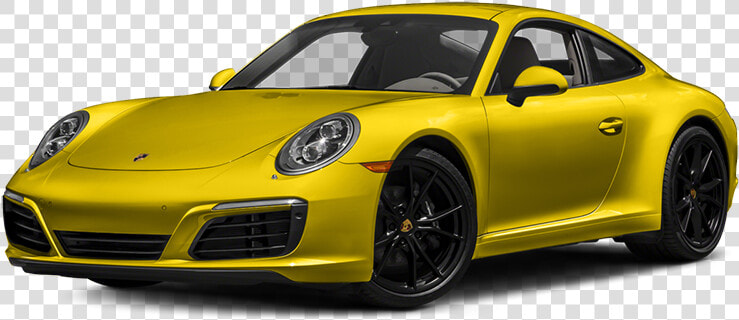 2017 Porsche 911 Yellow  HD Png DownloadTransparent PNG