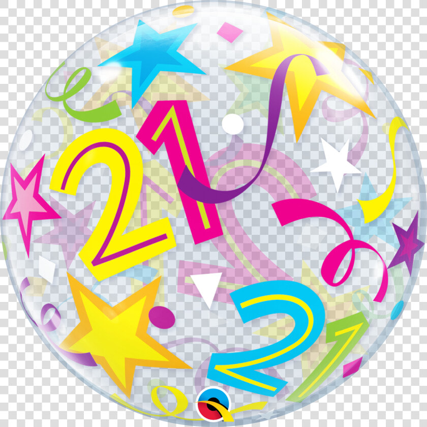 Balão Bubbles 21 Anos   Balões De Aniversário 21 Anos Png  Transparent PngTransparent PNG