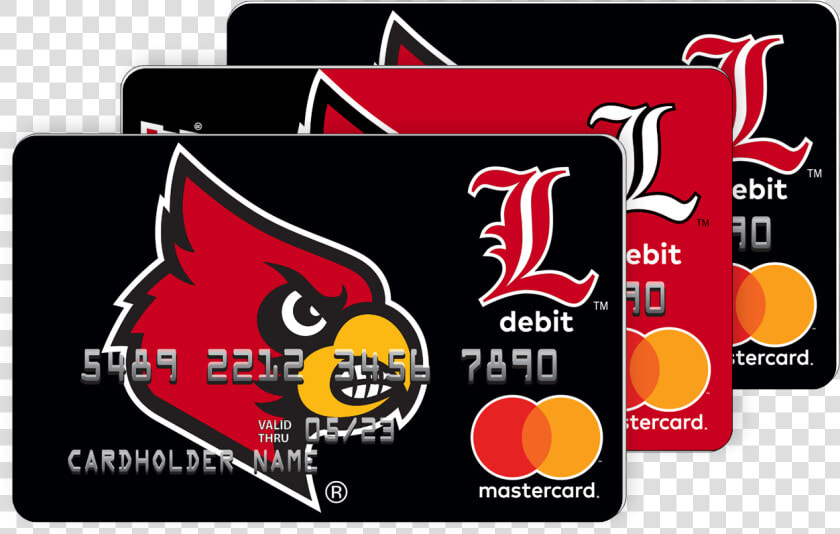 Louisville Cardinals Fancard Prepaid Mastercard Group   Louisville Cardinals  HD Png DownloadTransparent PNG