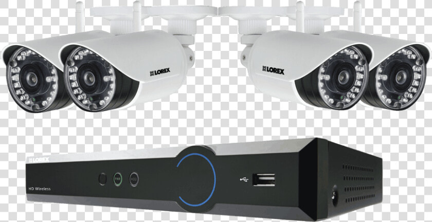 Hd Wireless Video Security System With 720p Video And   Security Equipment In Retail  HD Png DownloadTransparent PNG