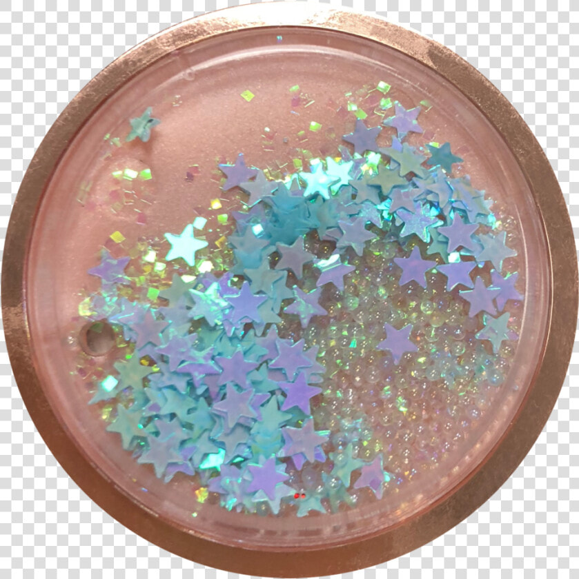 Blue Stars Rose Gold Liquid Glitter   Popsocket With Liquid Glitter  HD Png DownloadTransparent PNG