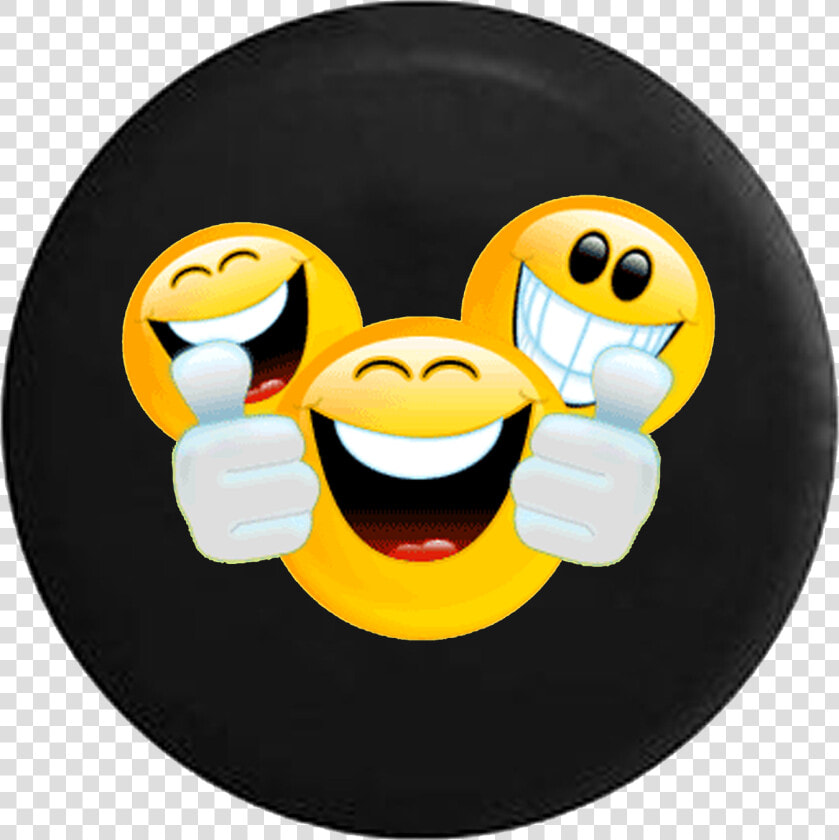 Smiling Emoji Party Friends Jeep Camper Spare Tire   Feliz Sabado Con Caritas  HD Png DownloadTransparent PNG