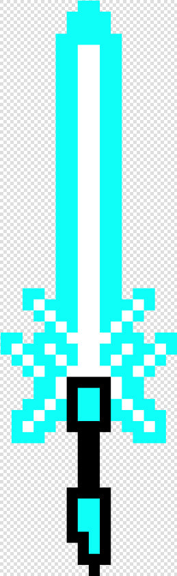 Laser Sword On   Epic Sword Pixel Art  HD Png DownloadTransparent PNG