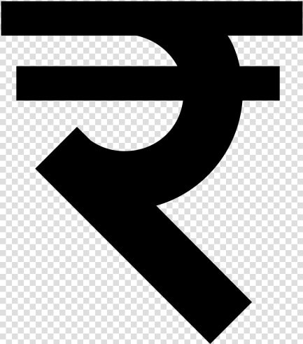 Rupee Symbol White Png  Transparent PngTransparent PNG