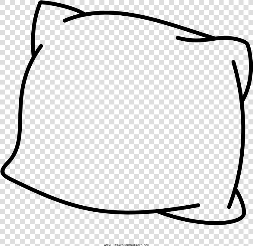 Sweet Looking Pillow Coloring Page Bed Ultra Pages   Disegno Cuscino Png  Transparent PngTransparent PNG