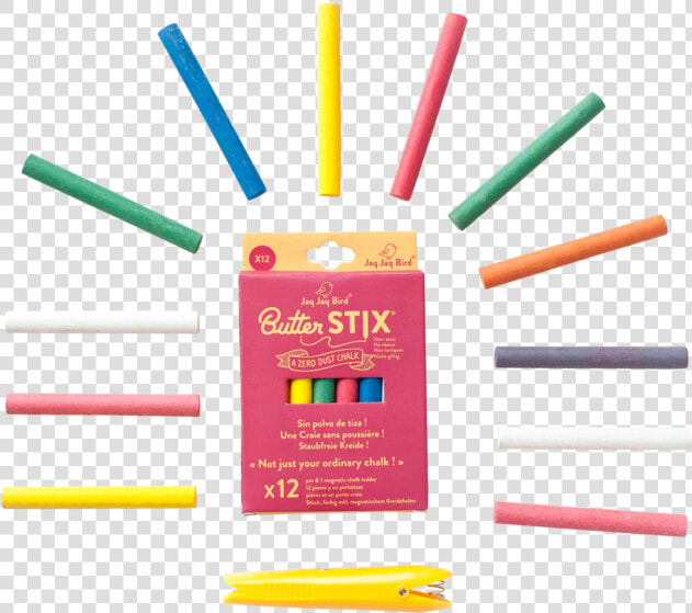 Jaq Jaq Bird Butterstix 12 Pcs Multicolor  HD Png DownloadTransparent PNG