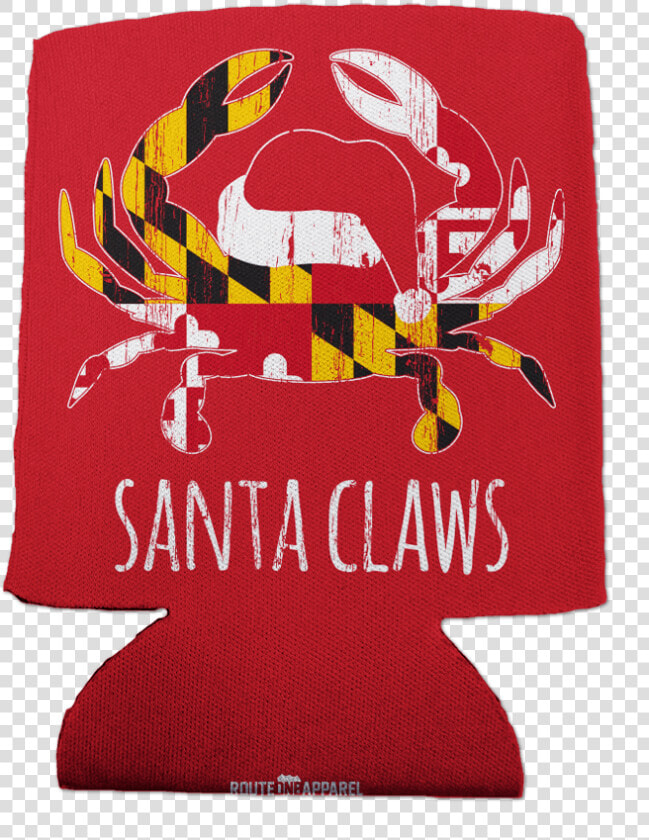 Santa Claws Maryland Flag   Can Cooler   Koozie  HD Png DownloadTransparent PNG