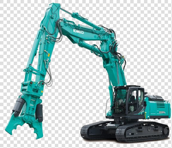 Construction Equipment   Kobelco Demolition  HD Png DownloadTransparent PNG