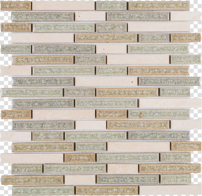 Linear Pattern White Travertine Mixed With Blue  Green   Brickwork  HD Png DownloadTransparent PNG