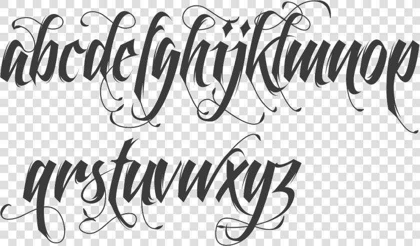 Gangster Script Fonts Google   Feathergraphy Font Tattoo  HD Png DownloadTransparent PNG