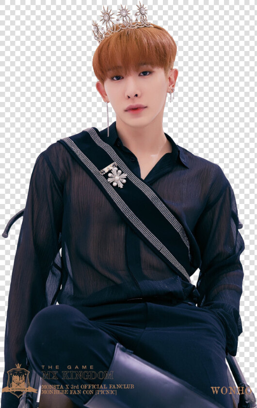 Monsta X Wonho   Wonho King  HD Png DownloadTransparent PNG