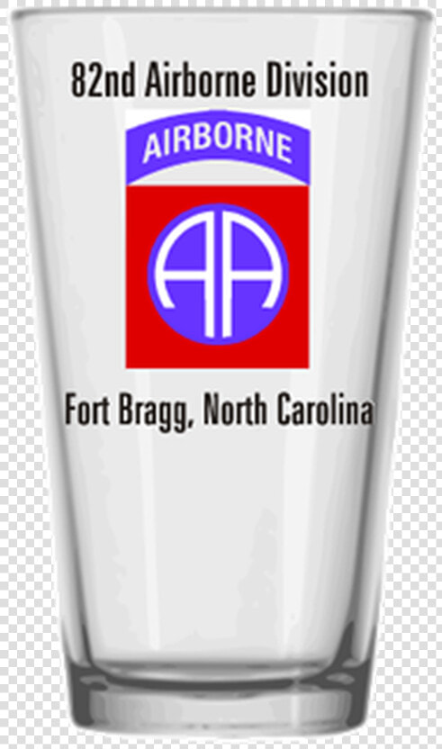 82nd Airborne Division Pint Glass   Transparent Pint Glass Png  Png DownloadTransparent PNG