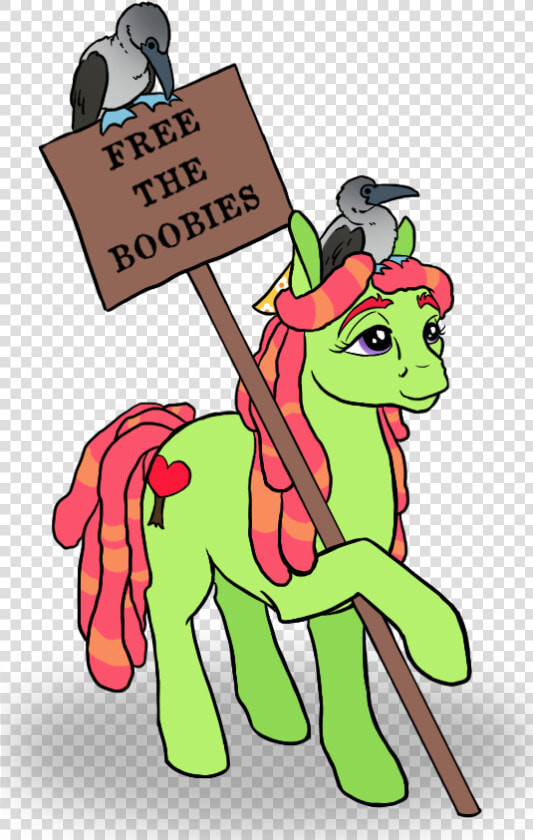 Quoting Mungo  Bird  Booby  Earth Pony  Pony  Protest    Cartoon  HD Png DownloadTransparent PNG