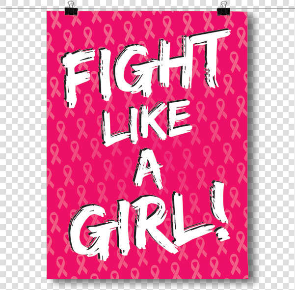 Fight Like A Girl Ribbon   Greeting Card  HD Png DownloadTransparent PNG