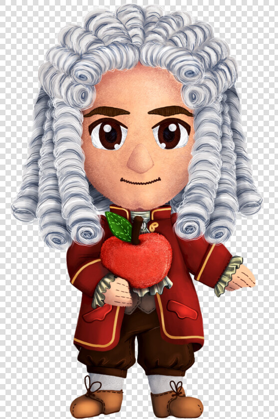 Animated Sir Isaac Newton  HD Png DownloadTransparent PNG