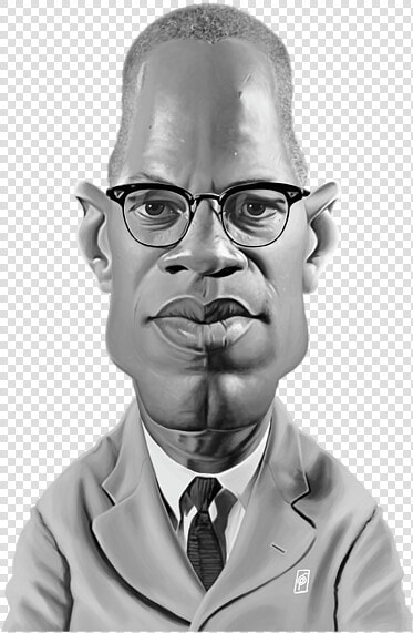 Malcolm X Caricature  HD Png DownloadTransparent PNG