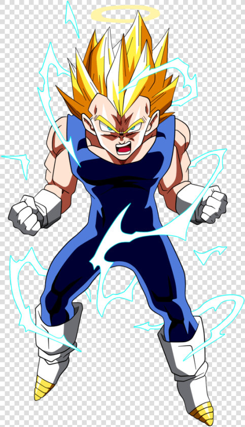 Vegeta Super Saiyan   Vegeta Ssj2 Saga Buu  HD Png DownloadTransparent PNG