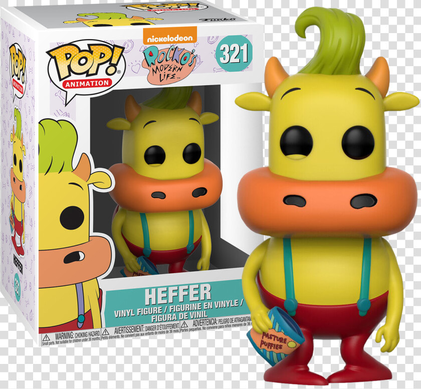 Funko Pop Rocko  39 s Modern Life Heffer  HD Png DownloadTransparent PNG