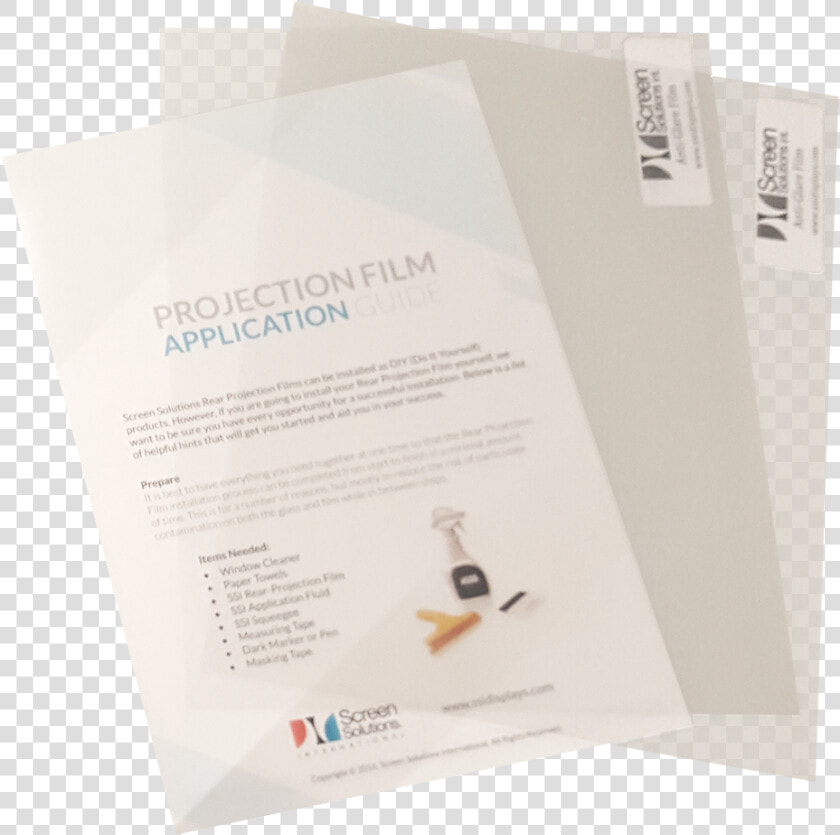 Antiglare Film Samples And Projection Film Application   Graphic Design  HD Png DownloadTransparent PNG