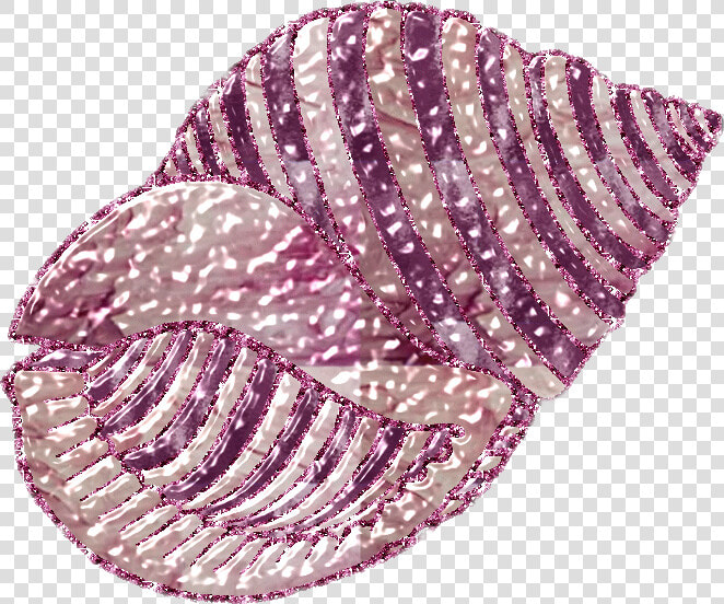  conchshell  shell  glitter  ocean  seashell   Sea Shell Glitter Transparent Png  Png DownloadTransparent PNG