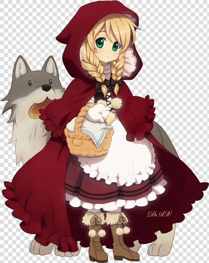 Grandma Clipart Cute Anime   Little Red Riding Hood Cute  HD Png DownloadTransparent PNG