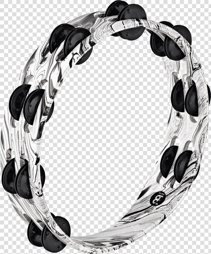 Meinl   Meinl Traditional Wood Tambourine Row Black Plated  HD Png DownloadTransparent PNG